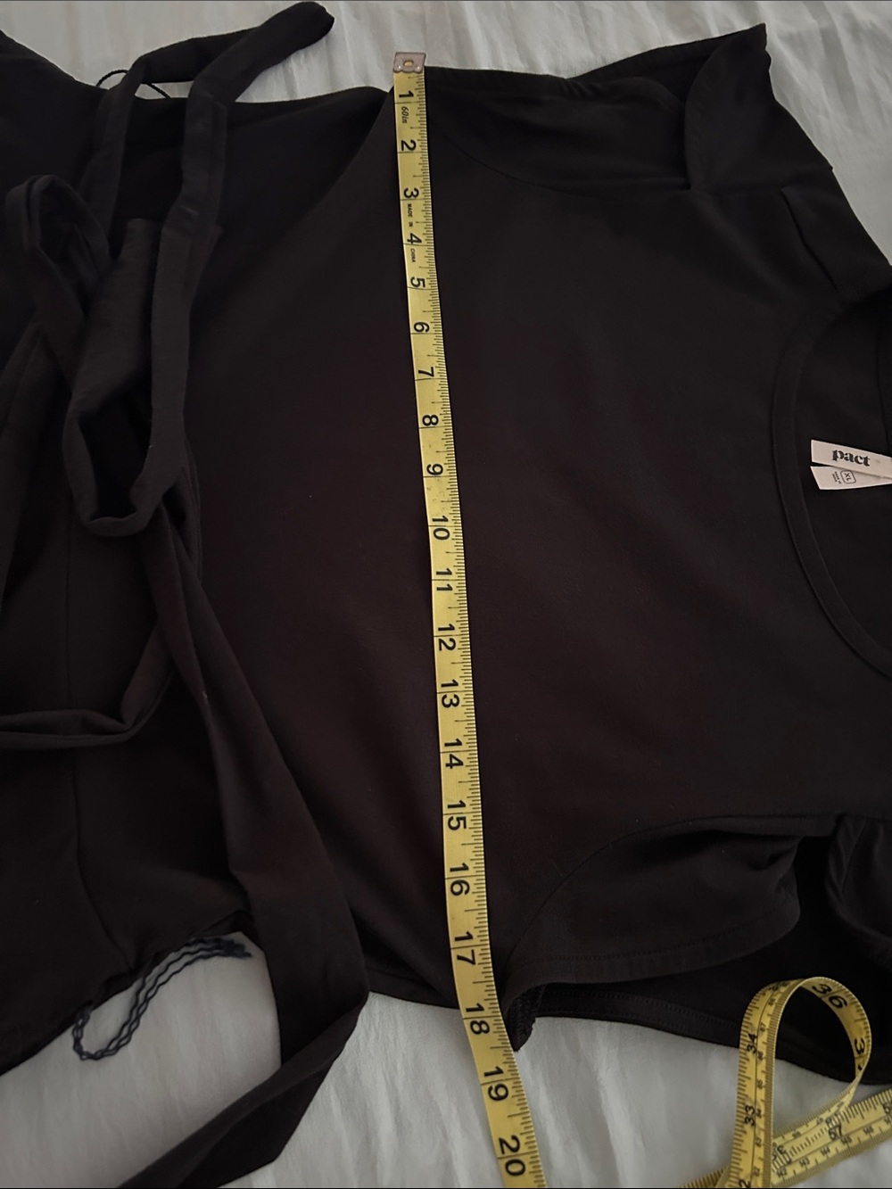 Pact Black Mini Dress - Picture 4 of 7